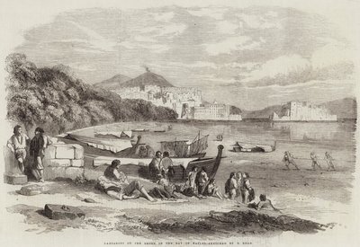 Lazzaroni on the Shore of the Bay of Naples by Samuel Read